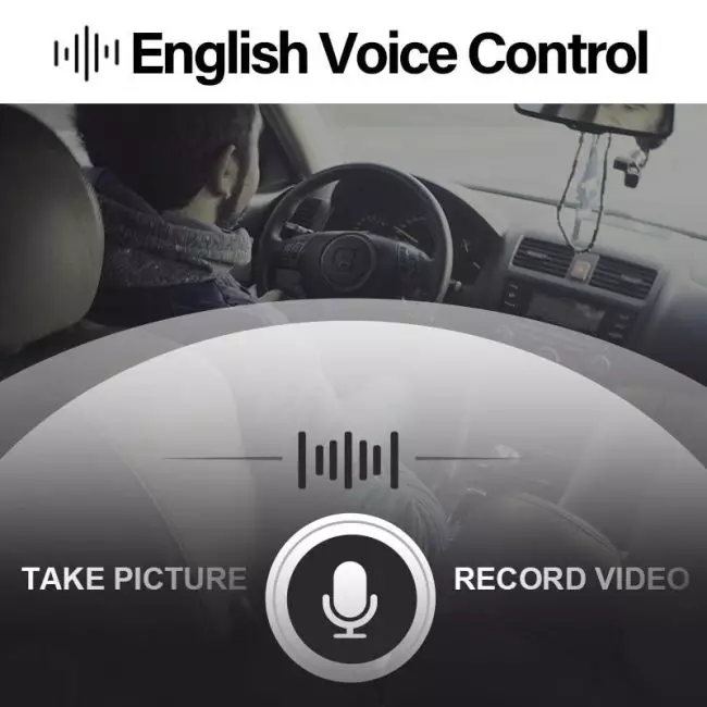 70mai Car DVR 1S APP English Voice Control 70mai 1S D06 1080P HD Night Vision 70mai 1S Dash Camera Recorder WiFi 70mai Dash Cam 4