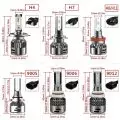 LED H7 9012 HIR2 LED Bulbs H1 H11 H8 Car LED Headlight Bulb 16000Lm CSP Chip HB3 HB4 9005 9006 Auto LED Headlamps 6000K White 6