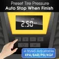 Carsun Car Tyre Inflator Pump Digital Portable Air Compressor 150PSI Tire Inflator For Car LED Auto Motorcycle Bicycles Truck 6
