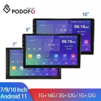 Podofo Android 11 Car Radio Autoradio 32G 2 Din 7 1