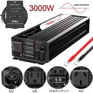 Pure Sine Wave Inverter 3000W New DC Car Solar Power Inverter 12v 220v converter 24v 48v to 110v off grid 1