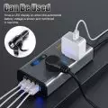 NEW 200W Car Inverter 12V DC To 110V AC Power Converter LED Display 4 USB Port Pure Sine Wave Fast Charging Car Inverter Charger 6