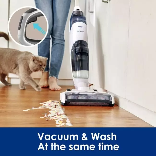 Tineco iFloor Complete Cordless Wireless Wet Dry Vacuum Cleaner Multi-Surface Smart Handheld Floor Washer 2