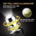 AUXITO 2Pcs 7443 7440 W21W LED Bulb Canbus No Error T20 W21/5W WY21W DRL Car Day Driving Reverse Light 6000K White Super Bright 2