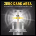 AUXITO 2PCS 20000LM H4 LED Headlight Bulbs for Car Canbus No Error 9003 HB2 H4 Hi/Lo Beam Headlamps 6000K White Auto Lamps 12V 6