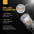 2PCS BA15S BAU15S 7440 W21W LED Bulb Canbus No Hyper Flash Amber Yellow Auto Led Lamp 1156 P21W PY21W LED Turn Signal Light Bulb 5