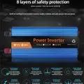 inverter 12v 220v pure sinus 6000W 4000W Pure Sine Wave Car Inverter Power Inverter DC12V To AC 220V Socket Converter for Car 2