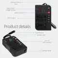 300W Car Inverter DC 12V to 220V Power Converter 4 USB Ports Socket Adapters Automobiles Inverters Parts Accessories 6