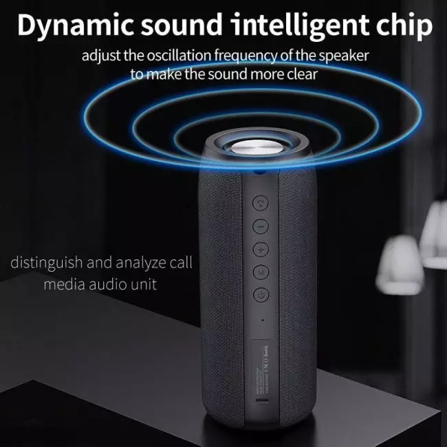 ZEALOT Powerful Bluetooth Speaker Bass Wireless Portable Subwoofer Waterproof Sound Box Support TF, TWS, USB Flash Drive 3