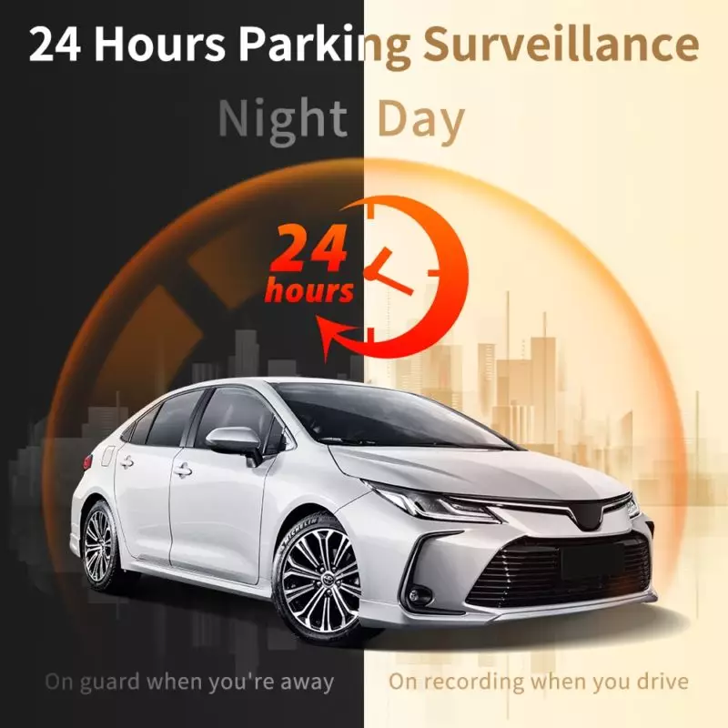 ThiEYE 1080P Dash Cam HD Car Video Recorder 3.0 Inch Support Rear Cam GPS Car Camera Car DVR 24H Parking Auto Recorder 4