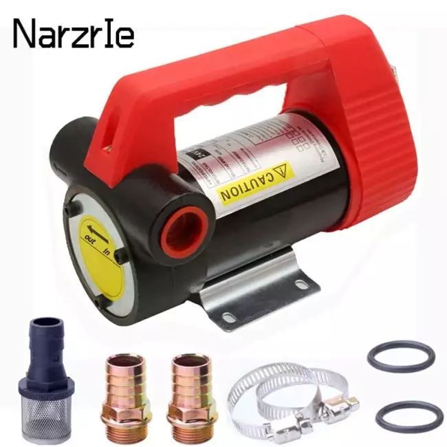 Portable Car Diesel Transfer Pump 50L/Min Electric Fuel Oil Pump 12V 175W For Pumping Oil/diesel/Kerosene/Water 1
