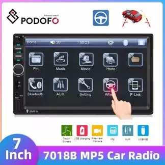 Podofo Autoradio 2 Din Car Radio 7 1