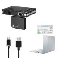 2 in 1 Car DVR Dashboard Camera Speedometer Mobile Speed Radar Detect Protect English Russian Voice Radar Detector X K CT La 12v 5