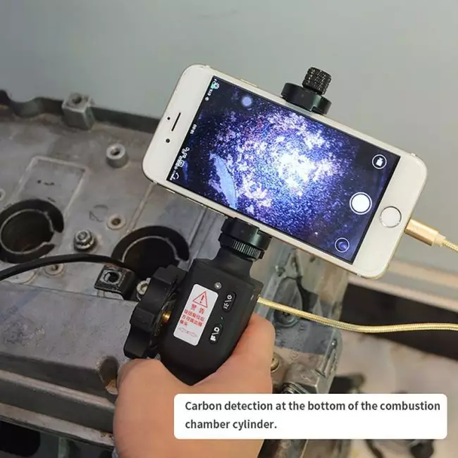 5.5MM/8.5MM 5.0MP 180 Degree Steering Industrial Borescope Endoscope Cars Inspection Camera With 6 LED for iPhone Android PC 3