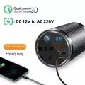 Deelife Car Converter 12v to 220v Power Inverter DC 12 V ~ AC 220 V Auto Voltage Inversters for Europe US AU EU Plug 200W 3