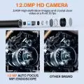 12MP Endoscope Camera Wireless Borescope Auto Focus WiFi Endoscope 5X Zoom IP67 Underwater Camera For Android iOS Tablet Huawei 2