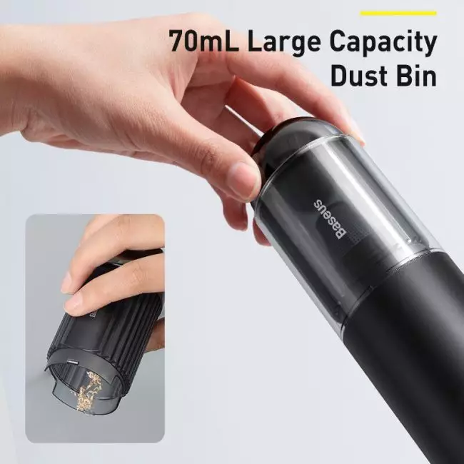 Baseus 15000Pa Car Vacuum Cleaner Wireless Vacuum Cleaner with LED Light for Home PC Cleaning Portable Handheld Vacuum Cleaner 6