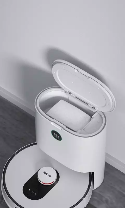 Робот пылесос Roidmi Eve Plus самостоятельная промывка