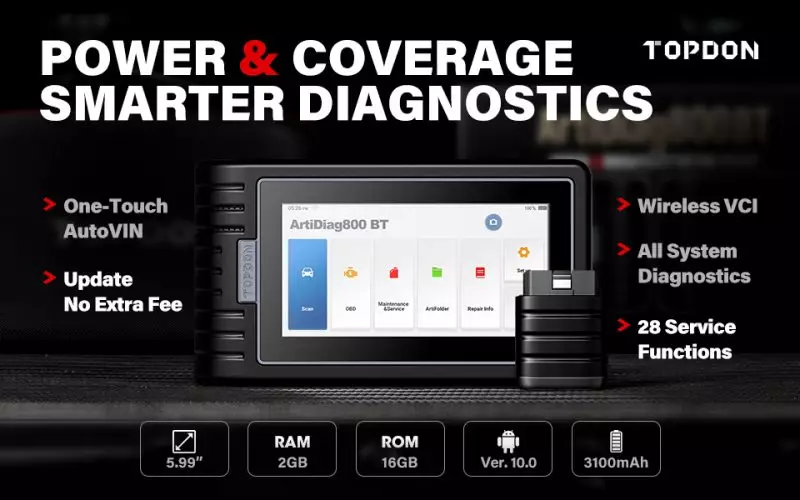 ArtiDiag800 BT Diagnostic Tool