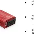 BESTEK 300W Power Inverter,   a Universal Travel Adapter with 2 AC Outlets and 2 USB Ports