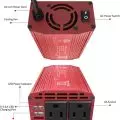 BESTEK Power Inverter, a 300W DC 12V to 110V AC Car Inverter