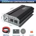 Pure sine wave power inverter with ground terminal protection to reduce electromagnetic interference