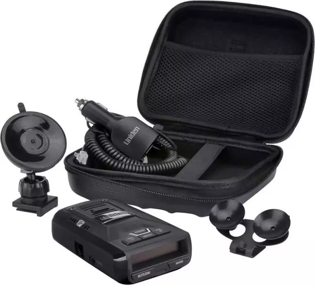 Radar Detector with multi-color OLED display for easy reading and improved situational awareness