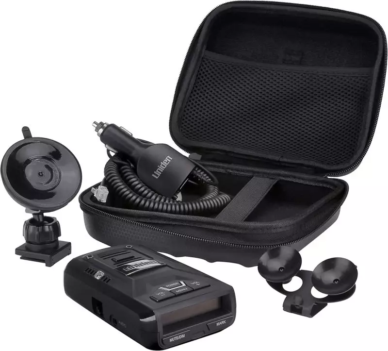 Radar Detector with multi-color OLED display for easy reading and improved situational awareness