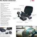 Uniden R3 Detector with preloaded Red Light and Speed Camera alerts