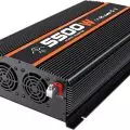 Power inverter for car,   12v,   with smart LCD display for battery status monitoring