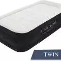 King Koil Twin Airbed with luxury side and top flocking for maximum comfort and a 1-year warranty