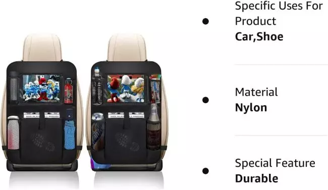 AXELECT Car Backseat Organizer, a solution for handy storage of drink, umbrella or kids toys