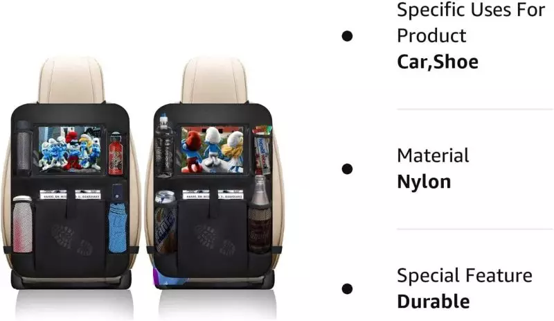 AXELECT Car Backseat Organizer, a solution for handy storage of drink, umbrella or kids toys