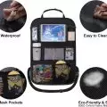 ONE PIX Backseat Car Organizer with larger tablet sleeve compatible with iPad 11 Pro,   Kids Fire 10,   Kindle 10