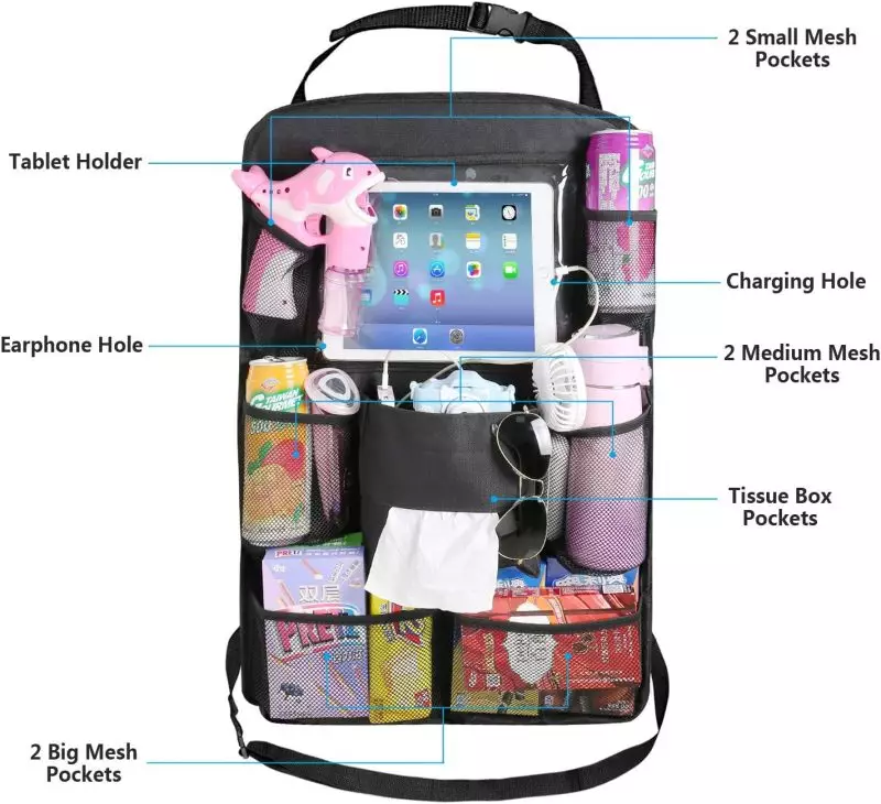 Waterproof car storage organizer suitable for most vehicles