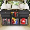 Oasser Back Seat Trunk Organizer with 6 Large Pockets and 3 Adjustable Straps