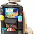 Helteko Car Seat Organizer with extended tablet holder