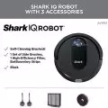 Self-cleaning brushroll on Shark AV993 IQ Robot Vacuum efficiently removing pet and long hair