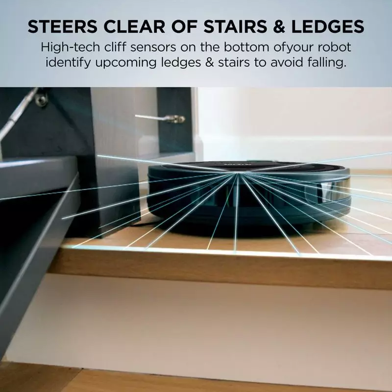 Voice-activated Shark ION Robot Vacuum compatible with Alexa and Google Assistant