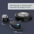 Roomba Combo j5 robot using PrecisionVision navigation to avoid a pair of shoes on the floor
