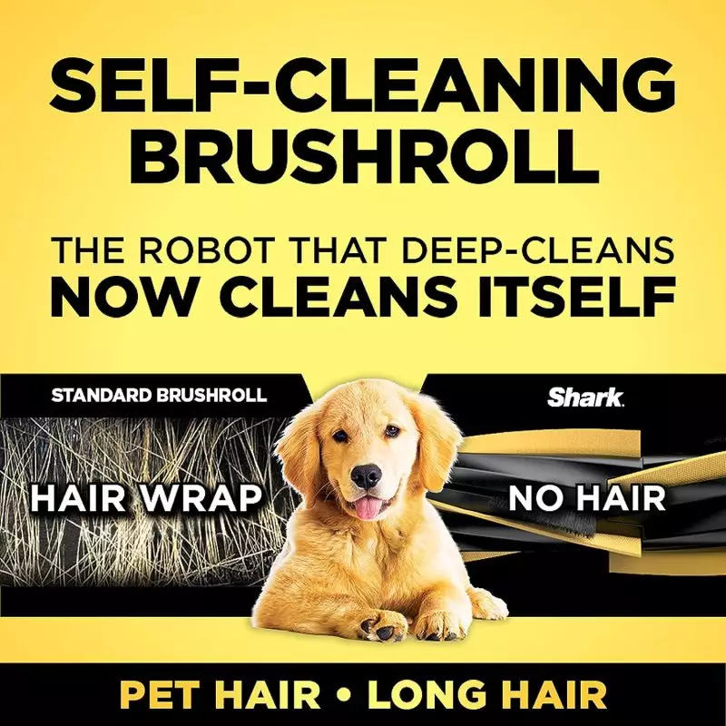 Shark IQ Robot Vacuum methodically cleaning rows for thorough room coverage