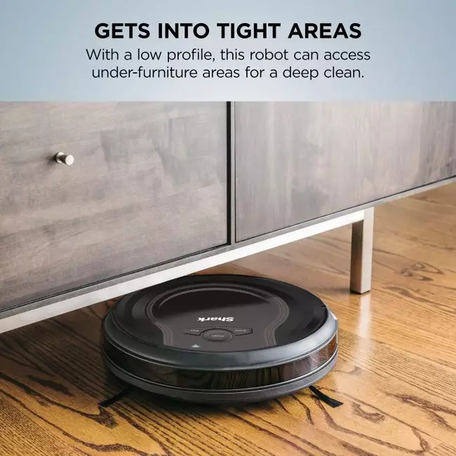 Extended cleaning sessions with Shark ION Robot's 120-minute battery life