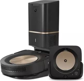 iRobot Roomba s9+ and Braava Jet m6 working together with Imprint Link Technology for a sequential vacuum and mop