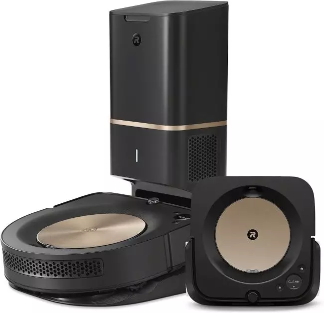 iRobot Roomba s9+ and Braava Jet m6 working together with Imprint Link Technology for a sequential vacuum and mop
