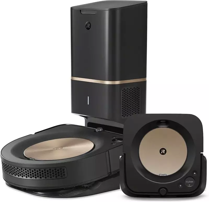 Imprint Link Cleaning Sequence iRobot Roomba s9+ with Braava Jet m6 utilizing Imprint Link for coordinated cleaning