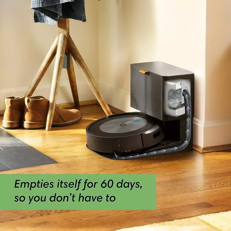 Roomba j6+ utilizing iRobot OS Technology to recognize and steer clear of cords
