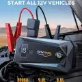 Portable YaberAuto Jump Starter Power Bank with Dual USB Charging Ports