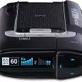 Escort Max 360 radar detector with dual antenna and directional arrows for precise alerts