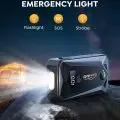 YaberAuto Jump Starter with Multifunctional LED Light for Emergency Use