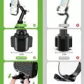EOCAHO car phone holder with an upgraded extendable neck,   adjustable height,   and solid pole to prevent shaking or breaking
